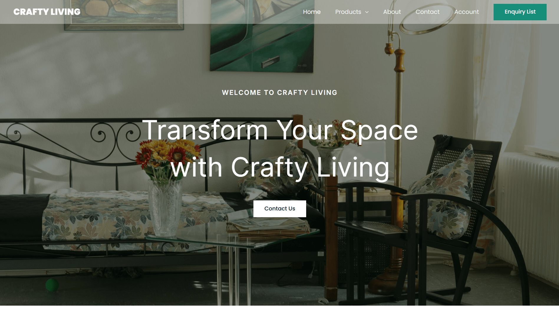 craftyliving website screenshot 1