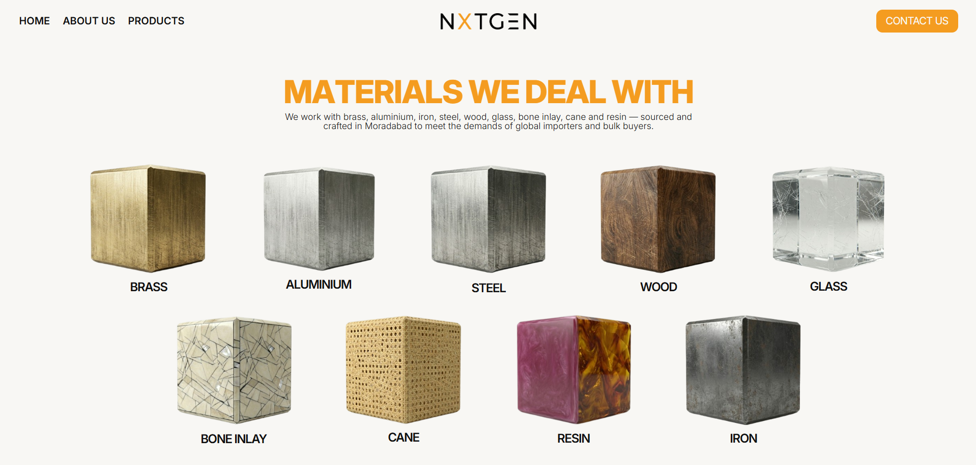 NxtGen Exports admin product management
