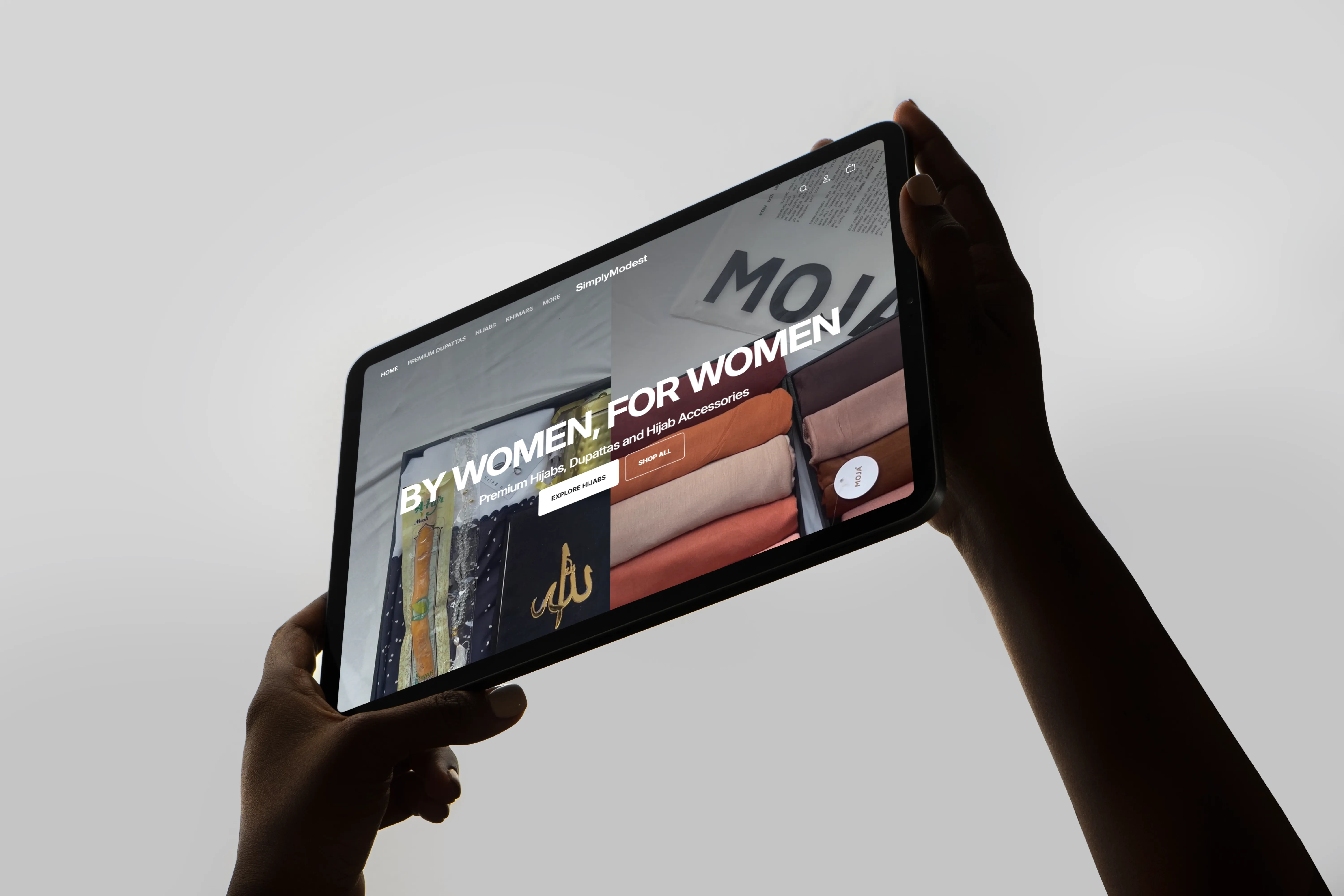 Simply Modest — modest clothing eCommerce website built by TechAmber, Moradabad